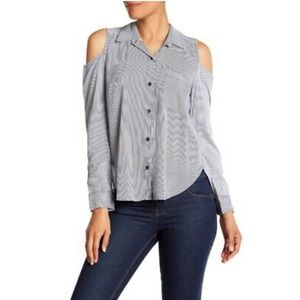 SPLENDID Open Shoulder Top